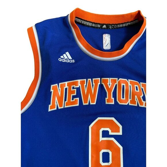 Adidas NBA Kristaps Porzingis New York Knicks  Jersey S Blue - Picture 4 of 6
